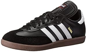 adidas Men's Samba Classic Soccer Shoe,Black/Running White,10.5 M