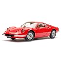 Mattel Hotwheels 1/18 Ferrari Dino 246GT Coupe ready made diecast car (red)