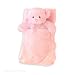 Baby Girl Blanket and Rattle, My First Teddy Buddyluvs - Pink
