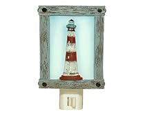 LIGHTHOUSE nautical NIGHTLIGHT night light BATH decor