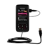 Classic Straight USB Cable for the Samsung SGH-T729 with Power Hot Sync and Charge capabilities - Gomadic Brand w/ TipExchange Technology