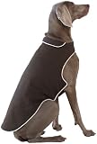 Dog Gone Smart Jacket with Ecru Piping for Dogs, 24-Inch, Red