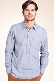 North Coast Pure Cotton Overhead Shirt