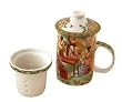 Oriental Tall Tea Cup with Filter - Oriental Ladies