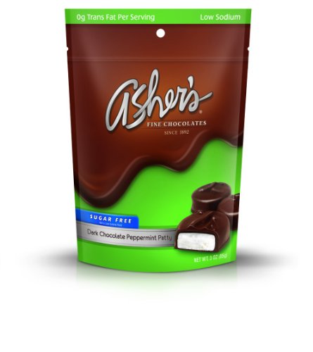 Sugar Free Dark Chocolate Mint Patties, 3 oz 