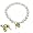 Key to My Heart Silver Charm Cultured Pearl Baby Bracelet 5