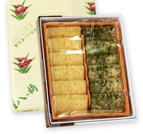 生八ツ橋二色（ニッキ・抹茶風味の詰め合わせ）