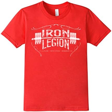 Kids IRON LEGION - body building t-shirt 8 Red