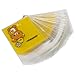 100 Pcs Self Seal Adhesive Opp Bag Bear Yellow for Candies Cookies Wedding Party