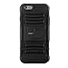 iPhone 6 Case - Exact Apple iPhone 6 4.7 Case [SideARM Series] - Rugged Holster Case with Kickstand for Apple iPhone 6 (4.7-inch) Black/Black