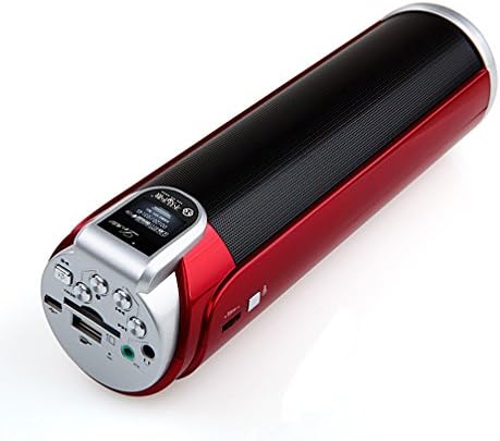 See Me Here Small Wireless Bluetooth Speakers Mobile Phone Audio Hands-free Phones LED Light Red