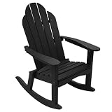 Lifestyle Adirondack Rocking Chair - Black
