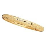 10k Yellow Gold 6mm Bangle Bracelet