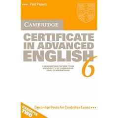 Cambridge Certificate in Advanced English 6 Audio Cassette Set (2 Cassettes): Examination Papers from the University of Cambridge ESOL Examinations