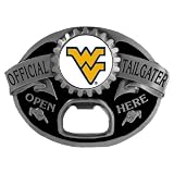 West Virginia Metal Belt Buckle Beer Bottle Opener