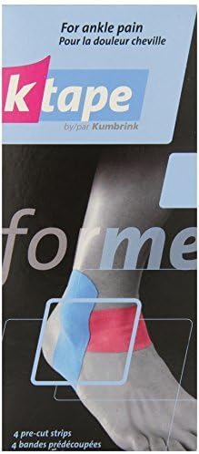 K Tape Precut Kinesiology Tape for Ankle, 6 Count by K Tape