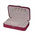 Sueded Jewelry Box with 24 Sections in Red - Maria - Jewelry Boxes by Mele - 0054522M Sueded Jewelry Box with 24 Sections in Red - Maria - Jewelry Boxes by Mele - 0054522M