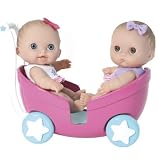 Berenguer Dolls, Lil Cutesies! Two Twin Girls in Stroller, Playtime Fun