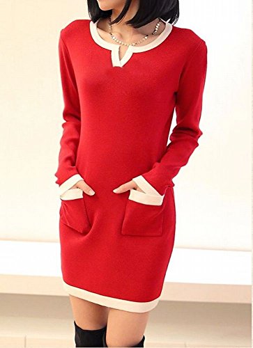 formanism スリム ニット ワンピース レディース