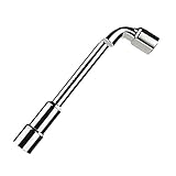 uxcell 六角管状レンチ ダブルエンド チューブラー 6mm 六角 ハンドツール