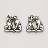 Male and Female Lion Earrings