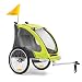 Adventure - At1 - Remorque v�lo monoplace pour enfant en alliage, pliage facile