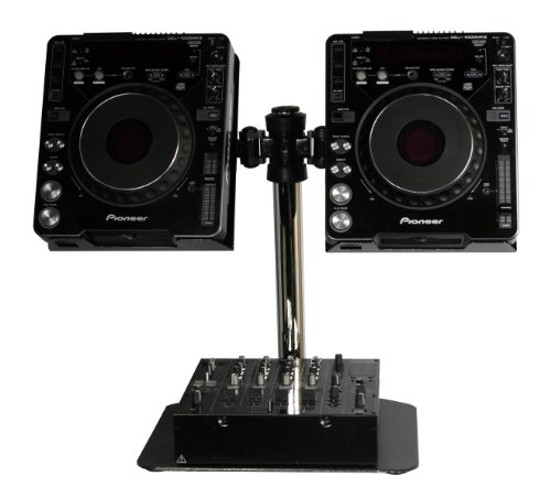 Odyssey LCDJSPDB L-Evation Dual Pioneer Cdj-1000 Plate Stand With Double Arm Package