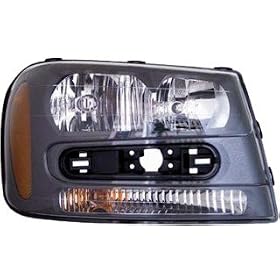 HEADLIGHT Right RH (Passenger) for CHEVY Trailblazer (2002-2005), Front Lamp Assembly, 2002 2003 2004 2005 02 03 04 05