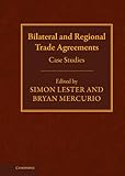 Bilateral and regional trade agreements