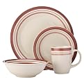 Orbit Simply Basic 16-pc. Dinnerware Set - Red