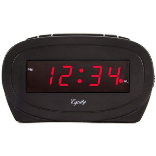 LA CROSSE TECHNOLOGY 0.6 LED black Alarm Clock