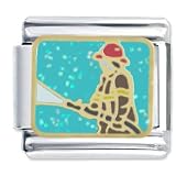 Pugster Working Firefighter Italian Charms