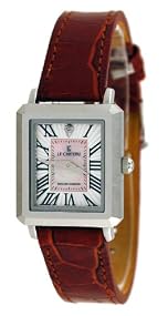 Le Chateau #1808-L7 Women's Elegant Slim Leather Strap Watch
