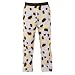Hockey Pucks Figural Novelty Print Jersey cotton pants for lounging, sleep, sports. Unisex relaxed fit, available in 3 Youth sizes, exposed elastic waist