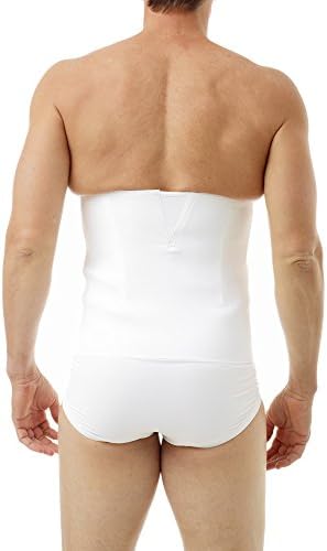 Underworks BELLY BUSTER! 12-inch Zip-N-Trim Brief Girdle for Men - For Tummy Trimming, Shaping, Mid-section Hernia