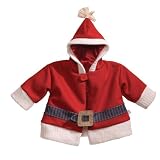 Gund Infant Soft Fleece Santa Coat with Hood