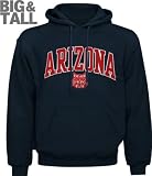 Arizona Wildcats Big & Tall Navy Mascot One Hooded Sweatshirt