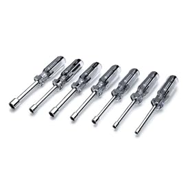 Performance Tool W951 7 Piece Pro Style SAE and Metric Nutdriver Set 1 4, 5 16, 3 8, 7 16,... by Performance Tool