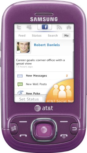 Samsung Strive A687 Phone, Purple (AT&T)