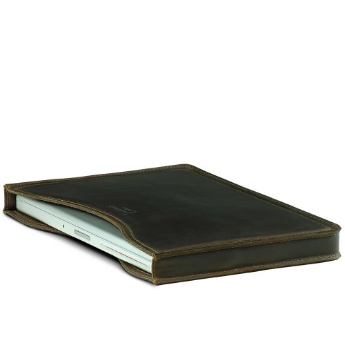 Saddleback Leather MacBook Sleeve Medium, Dark Coffee Brown