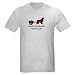 Draft Dog Newfoundland Ash Grey T-Shirt Pets Light T-Shirt by CafePress