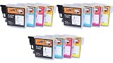 Start - 12x compatible Cartridges for LC-985 for Brother MFC-J220, MFC-J265W, MFC-J410, MFC-J415W, MFC-J615W, LC, 985, LC985, MFC-J, 220, 265, 410, 415, 615, W