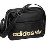 Adidas Adic Classic Airline Messenger Shoulder Bag - Black/ Gold