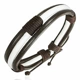 Trendy Celeb Leather Bracelet - Java Night