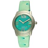 IMAGE OF Leonard Women's SP2Q100/45/0590 Sphere Aqua Dial Watch
