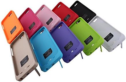 Iphone 6 Battery Case (4.7 Inches)/ Extended Built-in Rechargeable Battery/ Ultra-thin/ Built-in Kick Stand for Video and Facetime/ Multiple Colors (Pink)