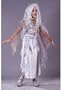 Morris Costumes Ghostly Goddess Child Sml Velvet Gown W/ Gossamer Sleeves Veil Headpiece