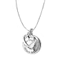 Sterling Silver "The Story of Friendship is Written on the Pages of the Heart" and "I am a Better Me Because of You" Reversible Two-Charm Pendant, 18"