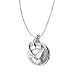 Sterling Silver "The Story of Friendship is Written on the Pages of the Heart" and "I am a Better Me Because of You" Reversible Two-Charm Pendant, 18"