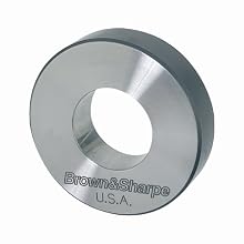 Brown & Sharpe 599-281-680 Inside Micrometer Setting Ring for Style A and Style B, 0.6" Diameter